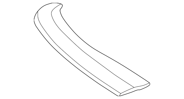 15072524 Деталь BUMPER COVER UPPER RETAINER, RIGHT