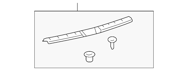 58387-0E040-E0 REAR PLATE