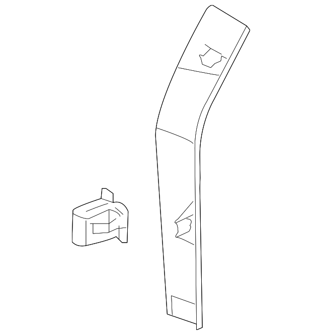 15232054 FRONT TRIM, RIGHT