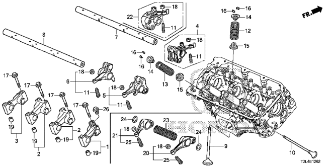 ACCORD COUPE VALVE - ROCKER ARM (RR.) (V6)