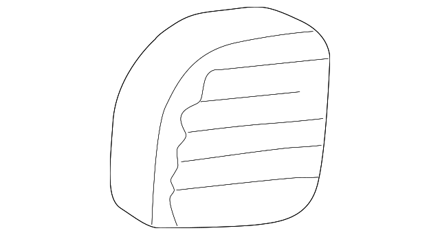 97430-38000 Деталь VENT LOUVER, LEFT