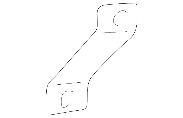 91831-38000 Деталь INSTRUMENT PANEL LOWER BRACKET