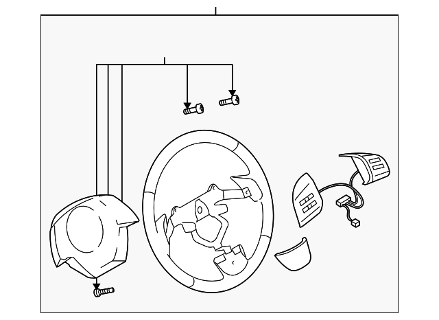 TD17-32-980-02 Деталь STEERING WHEEL