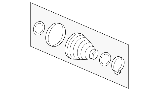 49582-3V550 Деталь BOOT KIT, RIGHT