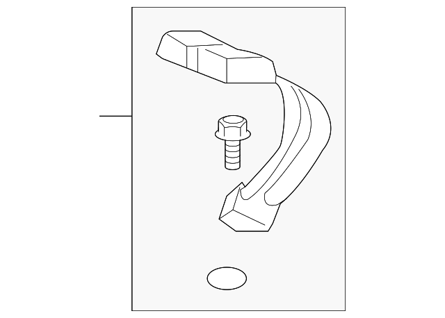 96870660 Деталь BUCKLE END, RIGHT