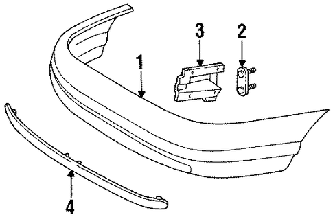 Contour BUMPER & COMPONENTS - REAR