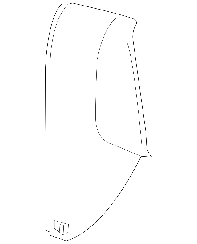 23490433 SIDE COVER, LEFT