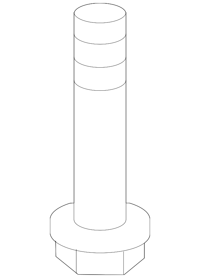 90119-A0244 Деталь ENGINE CRADLE FRONT BOLT, RIGHT
