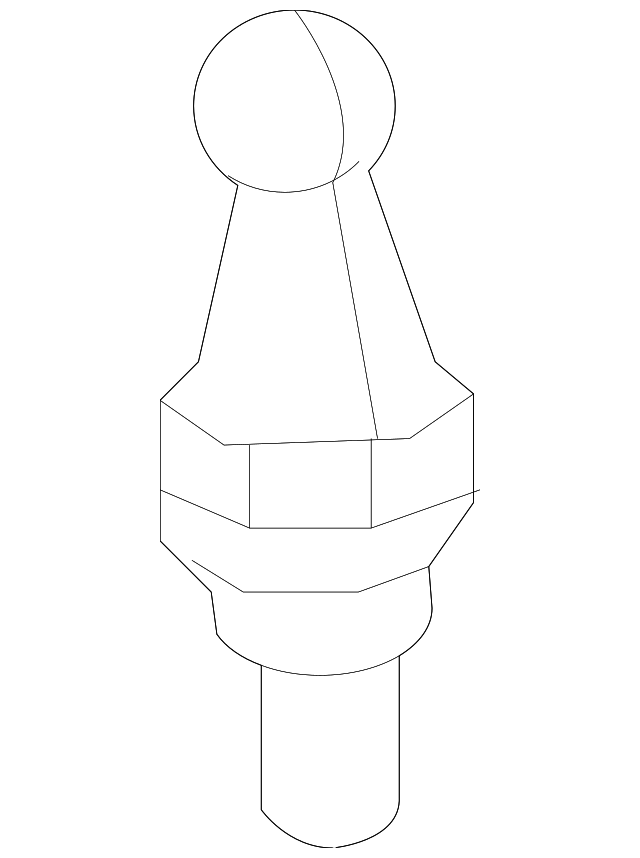 68040135AA Деталь ENGINE COVER BALL STUD