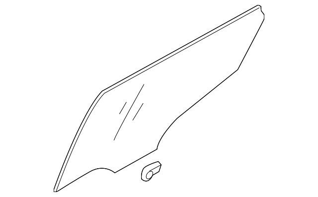 83420-B8020 DOOR GLASS, RIGHT