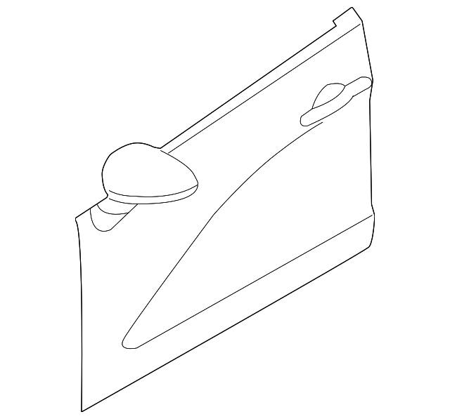 76121-1W010 OUTER PANEL, RIGHT