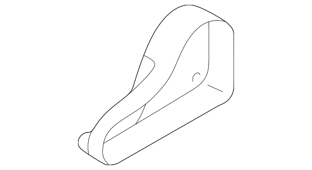 1K54J-88668BT Деталь RECLINE COVER, RIGHT