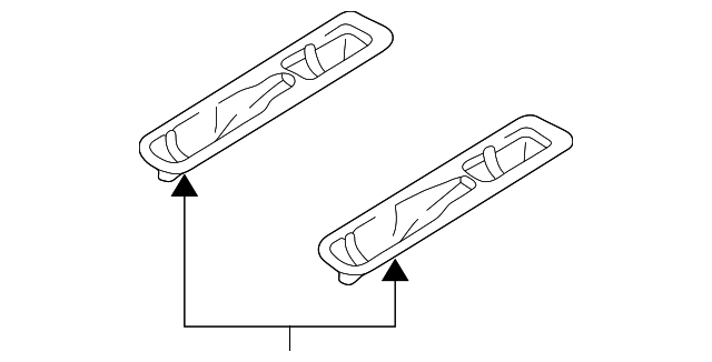 0K54J-57511B44 Деталь STRIKER COVER, LEFT