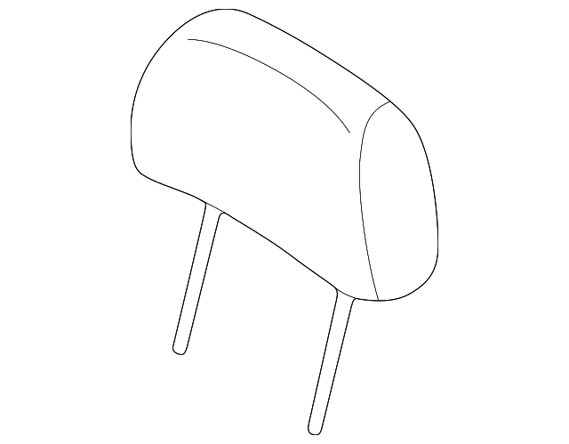 0K52Y-88140GE3 Деталь HEADREST, RIGHT