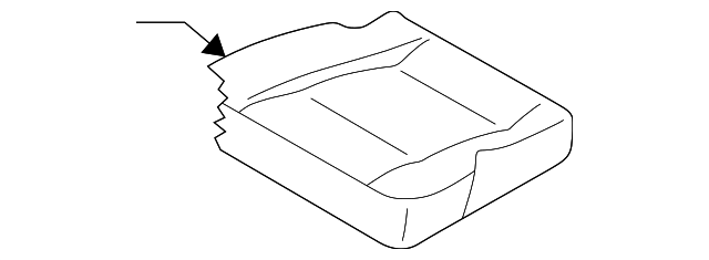 6K54J-88951442 Деталь CUSHION COVER, RIGHT