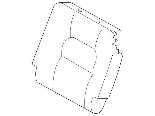 6K54J-88931BT6 Деталь SEAT BACK COVER, LEFT