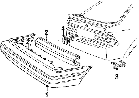 EXP BUMPER ASSEMBLY - REAR