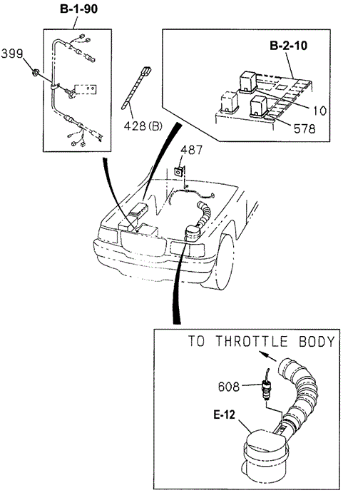 ENGINE/TEMPERATURE SENSOR for 1994 Honda PASSPORT #1