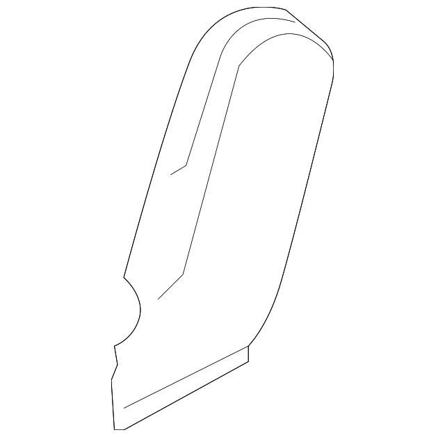 89064-3J000-6T Деталь OUTER COVER, LEFT
