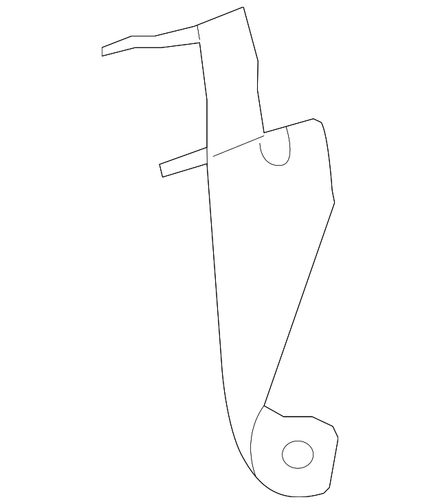 208-690-03-38 Деталь SUPPORT BRACE, LEFT