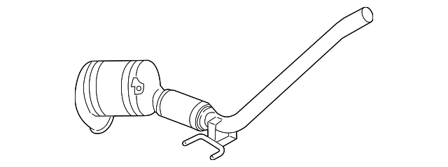 1K0-254-508-G Деталь CONVERTER & PIPE