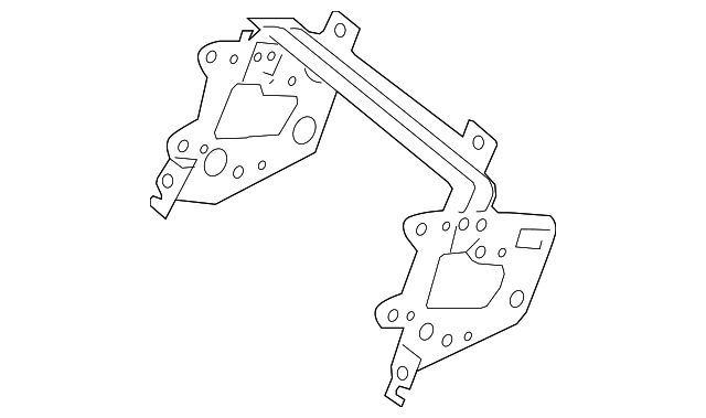 96101-1E100 Деталь RADIO MOUNT BRACKET