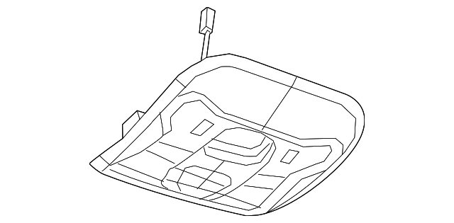 5ZC91MS7AA Деталь OVERHEAD CONSOLE