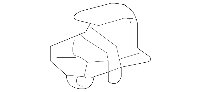 53271-0B010 HEADLAMP MOUNT BRACKET, LEFT