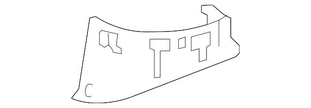 219-737-06-28-3C99 TRIM COVER, RIGHT