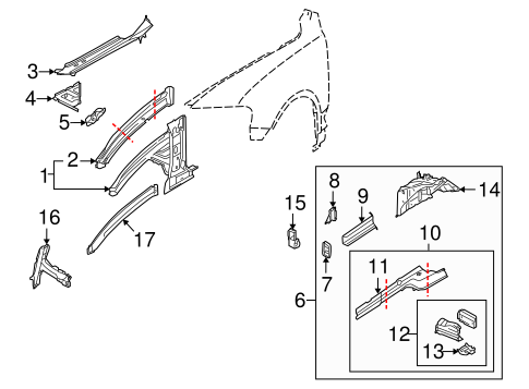 Q7 STRUCTURAL COMPONENTS & RAILS