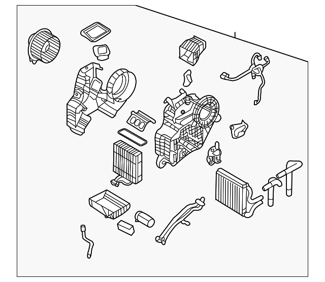 97900-4D600 Деталь EVAPORATOR ASSY