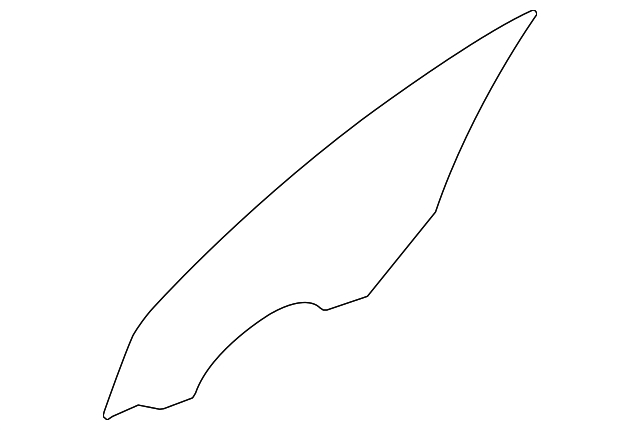 82421-2J000 Деталь DOOR GLASS, RIGHT