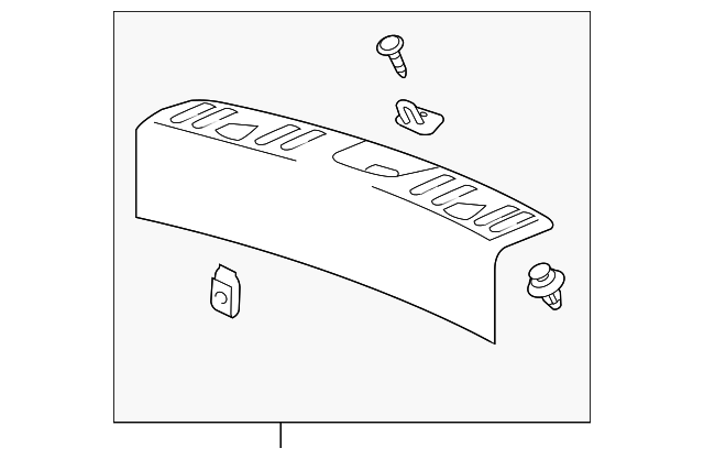 7633078J10 Деталь TAIL PANEL TRIM
