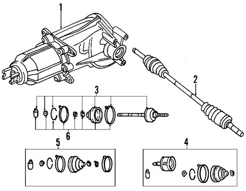 Tribute AXLE SHAFTS & JOINTS