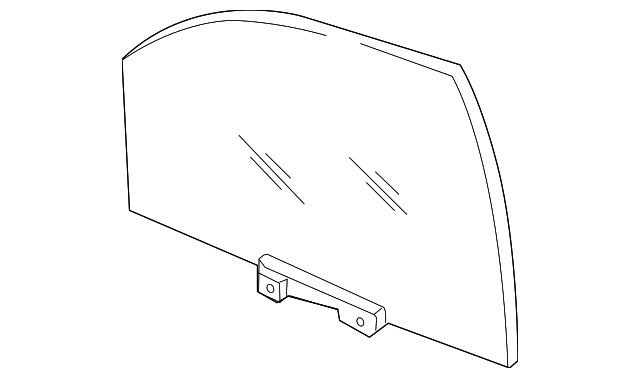 55369519AB Деталь DOOR GLASS, LEFT