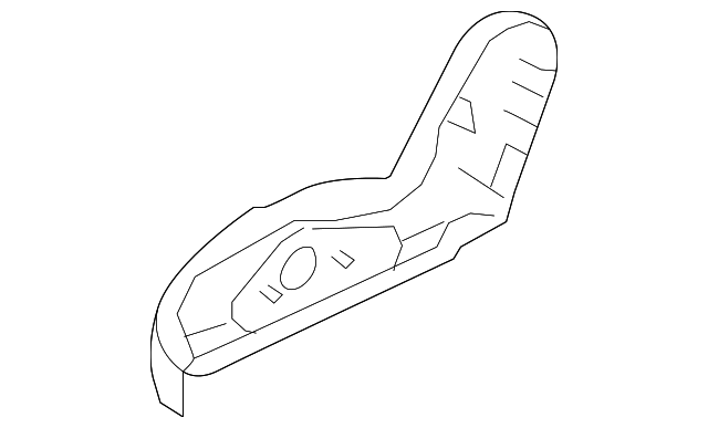 87339-JF10A Деталь OUTER COVER, RIGHT