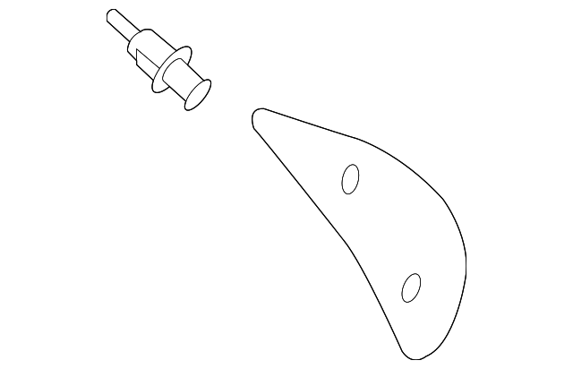 GM9A-50-N50 Деталь APPLIQUE, LEFT