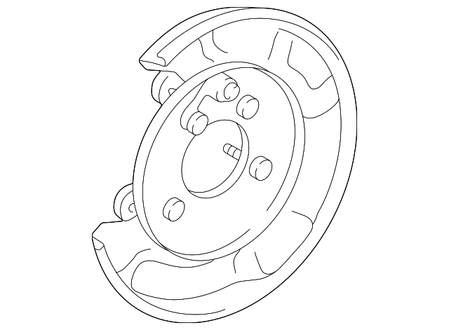 46504-60060 SPLASH SHIELD, LEFT
