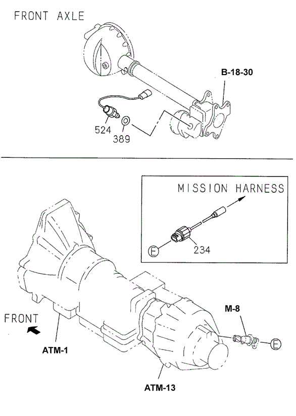 ELECTRICAL / EXHAUST / HEATER / FUEL/SPEED SENSOR for 1998 Honda PASSPORT #1