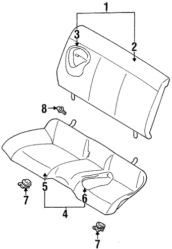 Eclipse REAR SEAT COMPONENTS 3