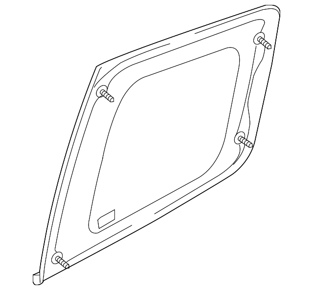 23492599 Деталь DOOR GLASS, LEFT