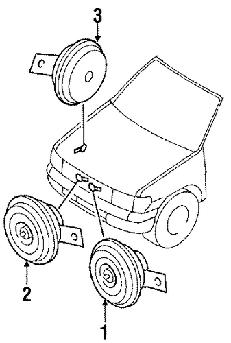 LS400 ANTI-THEFT COMPONENTS