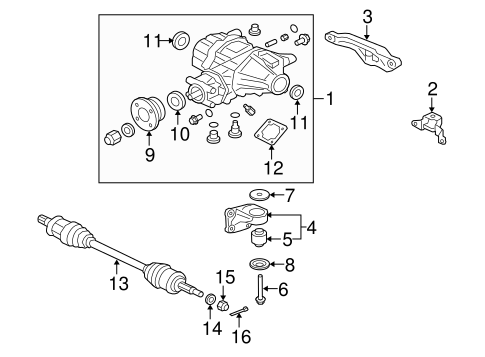 Lancer AXLE & DIFFERENTIAL
