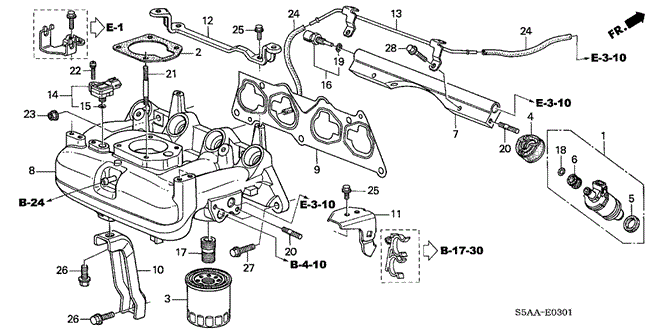 CIVIC SEDAN INTAKE MANIFOLD (2)