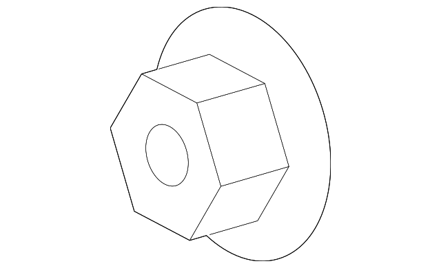 6508593AA Деталь TRACK BAR NUT, RIGHT