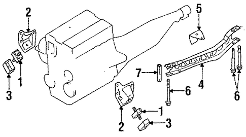 Miata ENGINE & TRANS MOUNTING