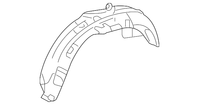 65638-0E030 Деталь WHEELHOUSE LINER, LEFT