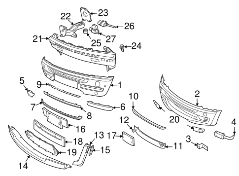 Cooper BUMPER & COMPONENTS - FRONT