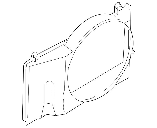 21476AL500 UPPER SHROUD