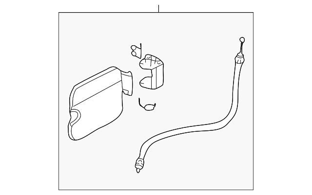 0K52Y-42410 Деталь FUEL DOOR